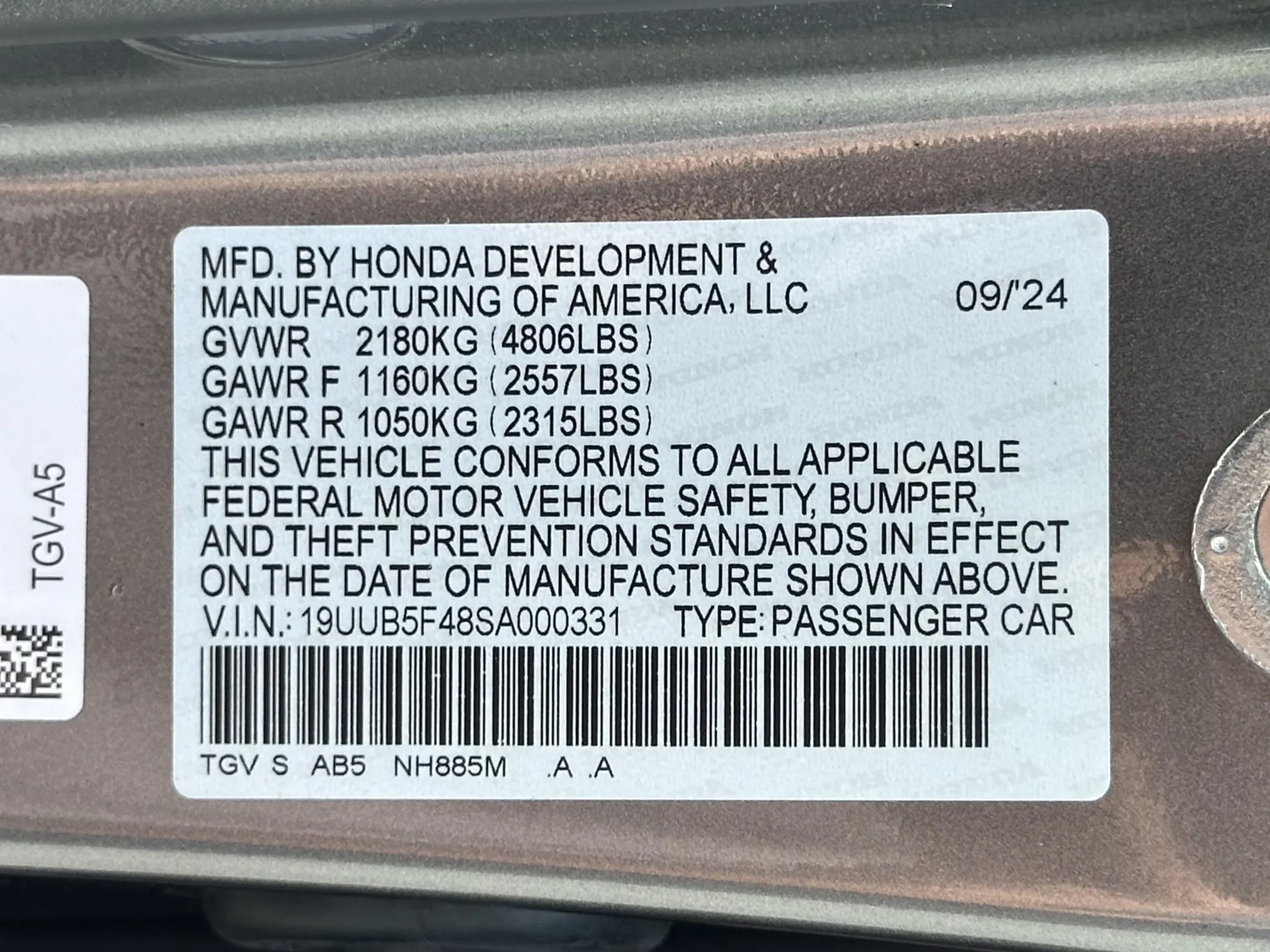 2025 Acura TLX Technology Package - Gray