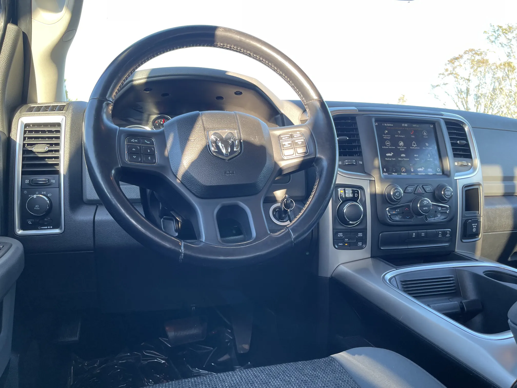 Front entertainment system