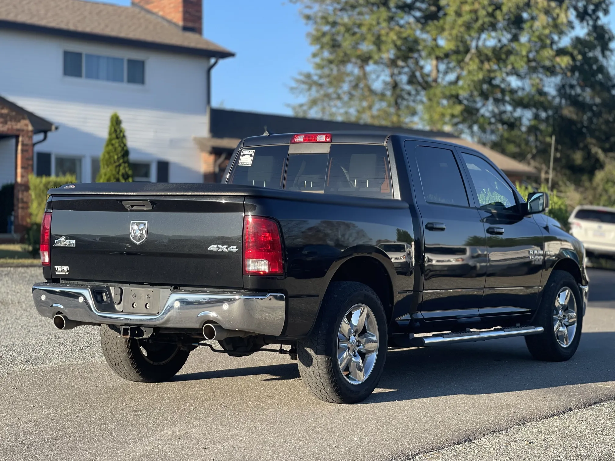 Rear passenger side