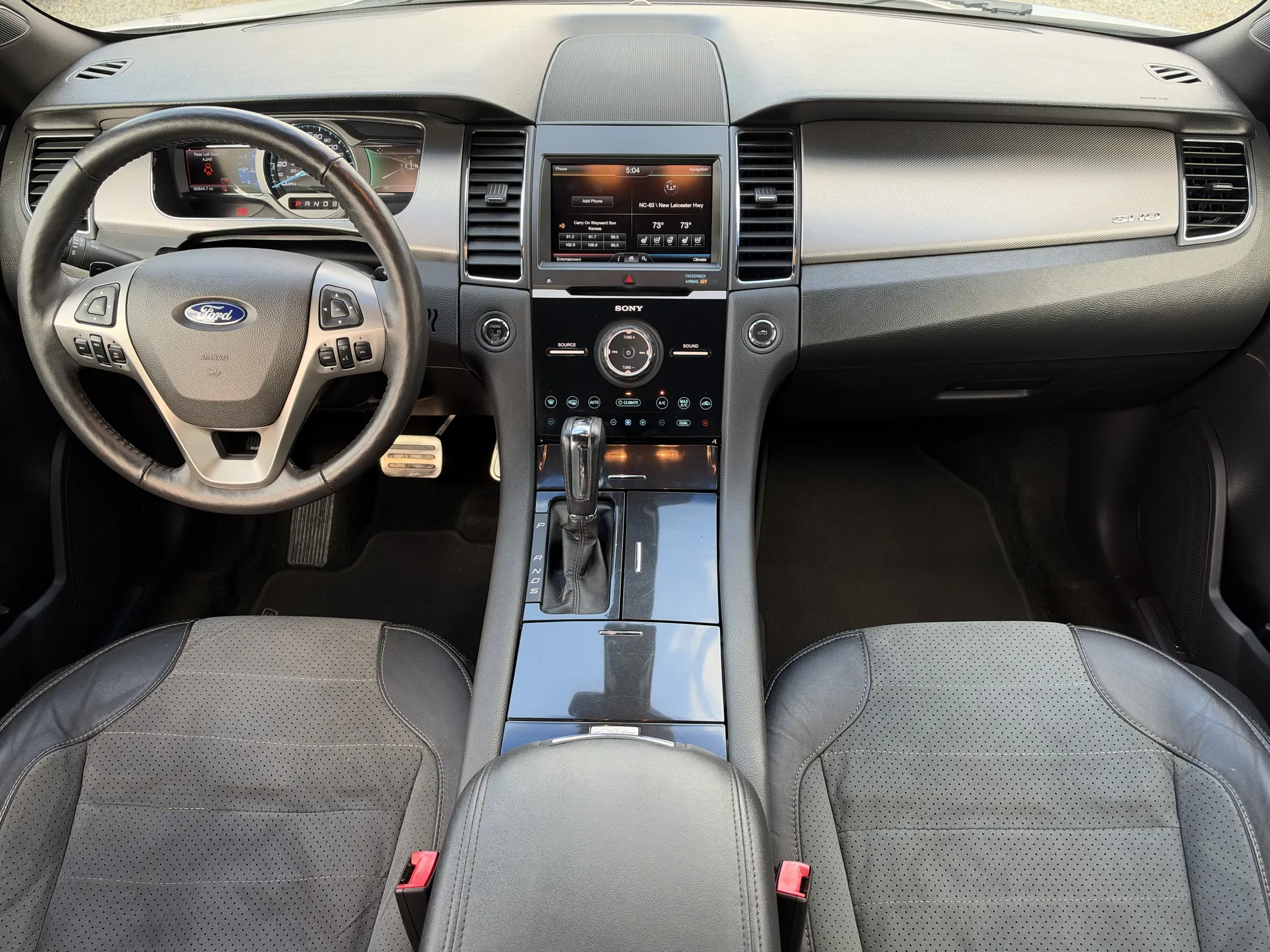 Front entertainment system
