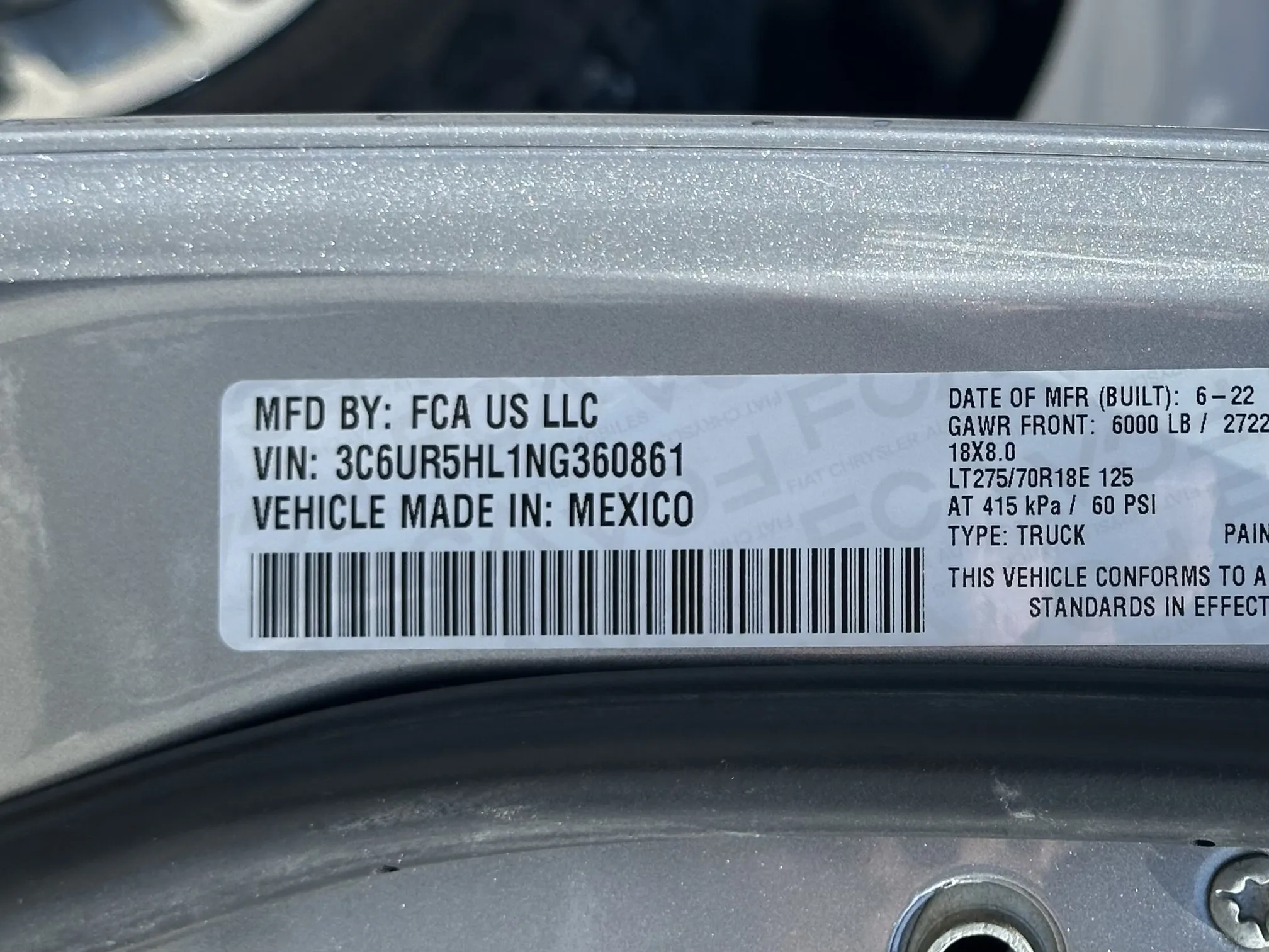 2022 RAM 2500 Tradesman - Gray