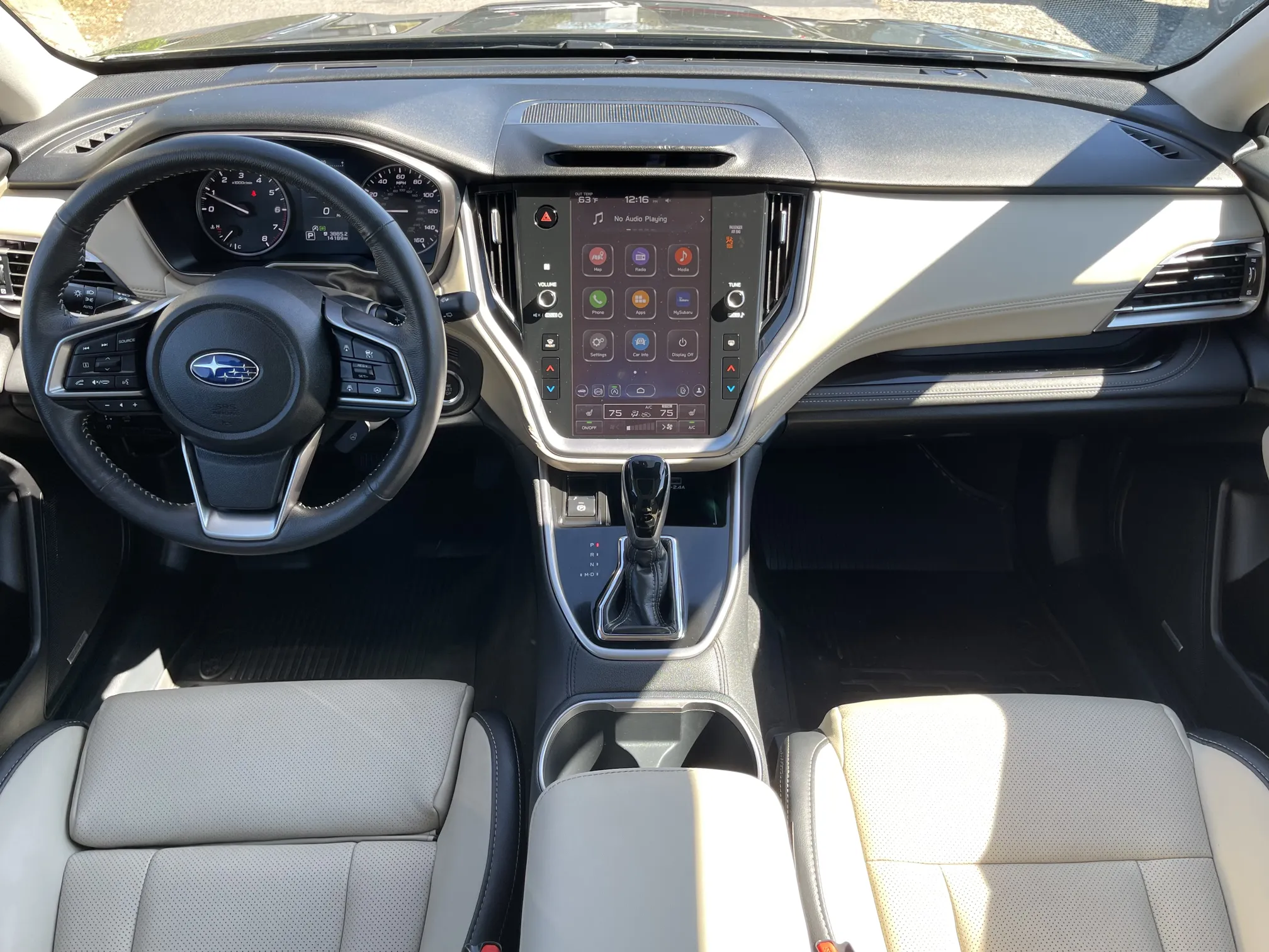 Front entertainment system