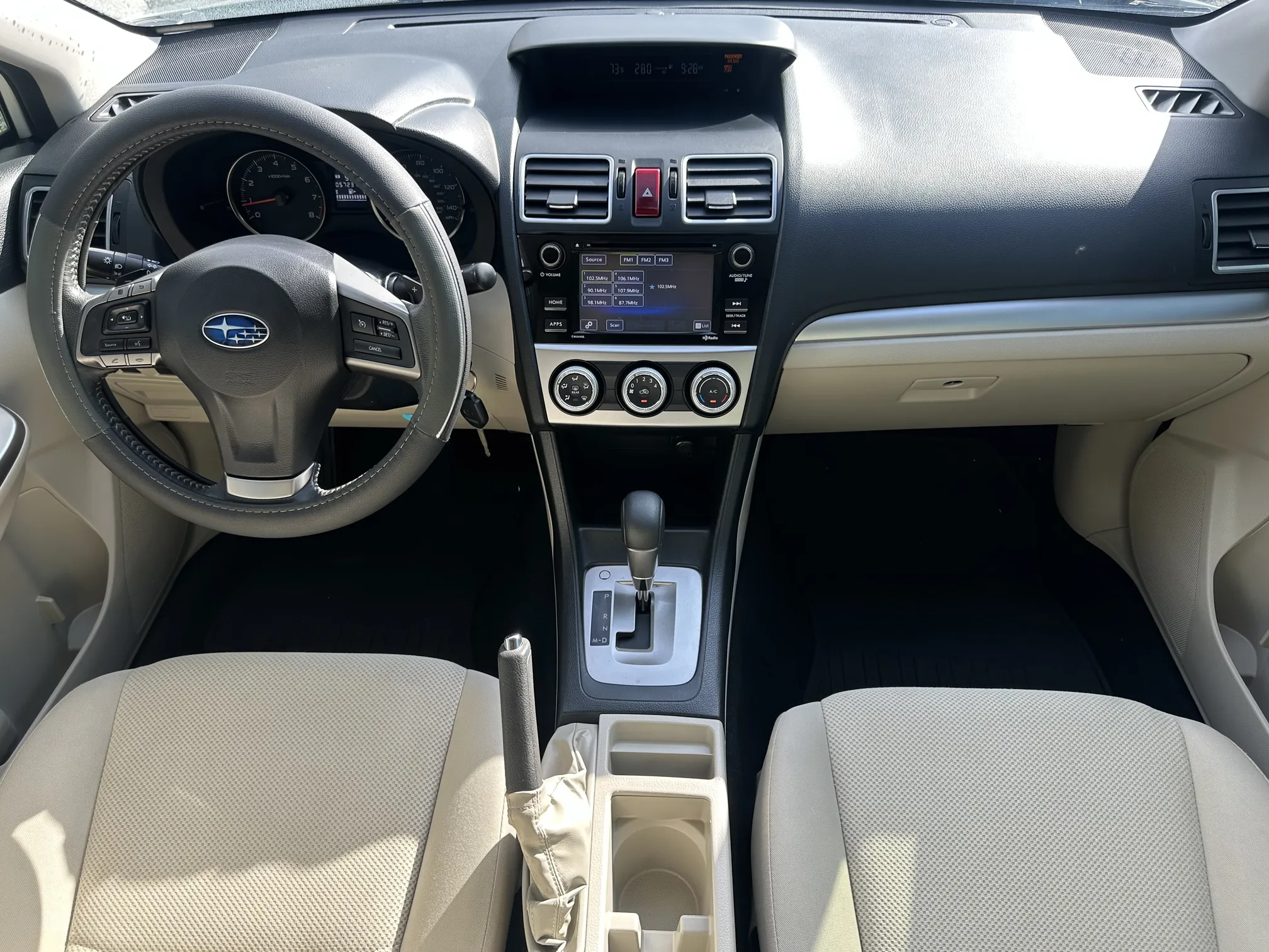 Front entertainment system
