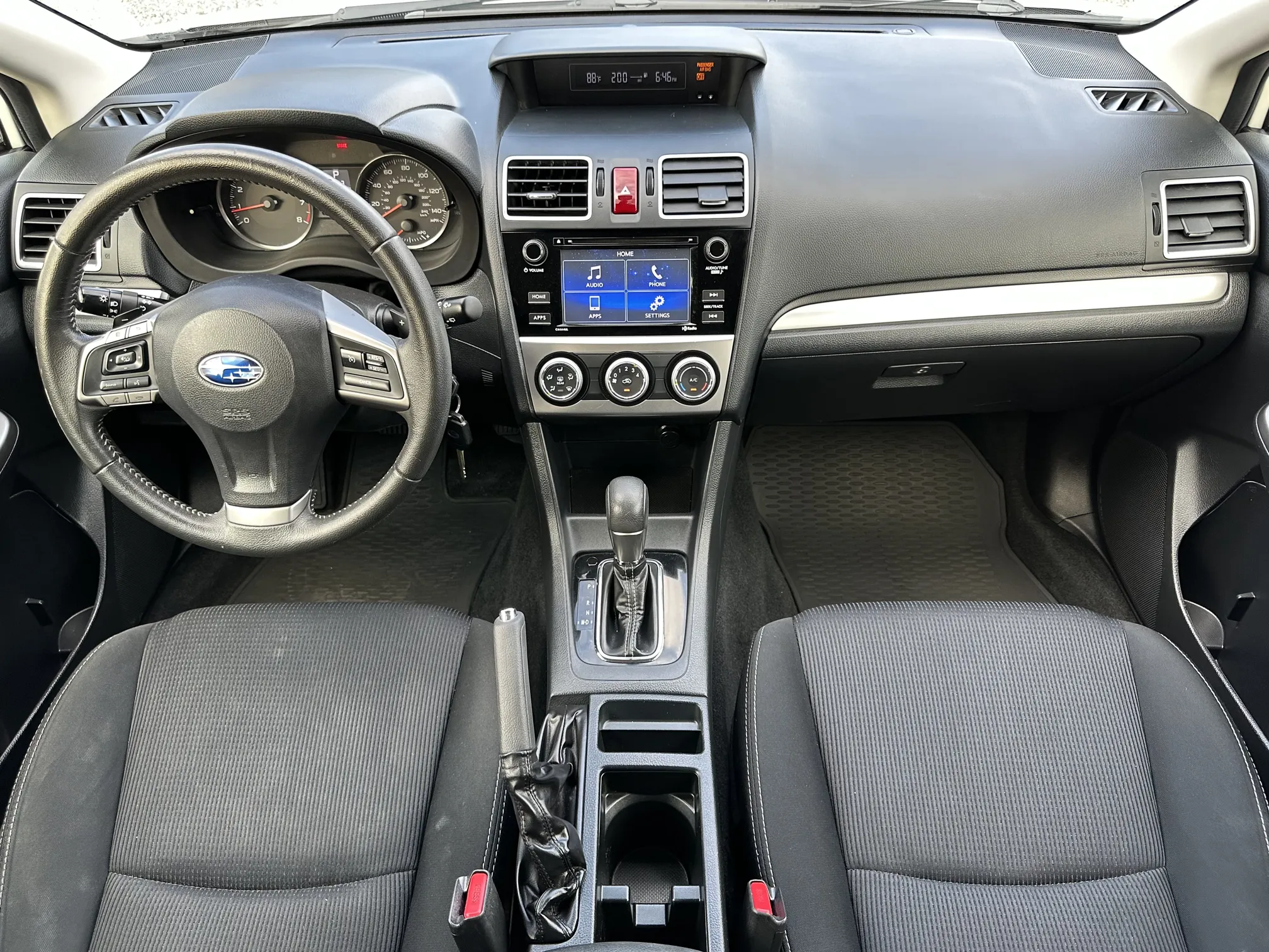 Front entertainment system