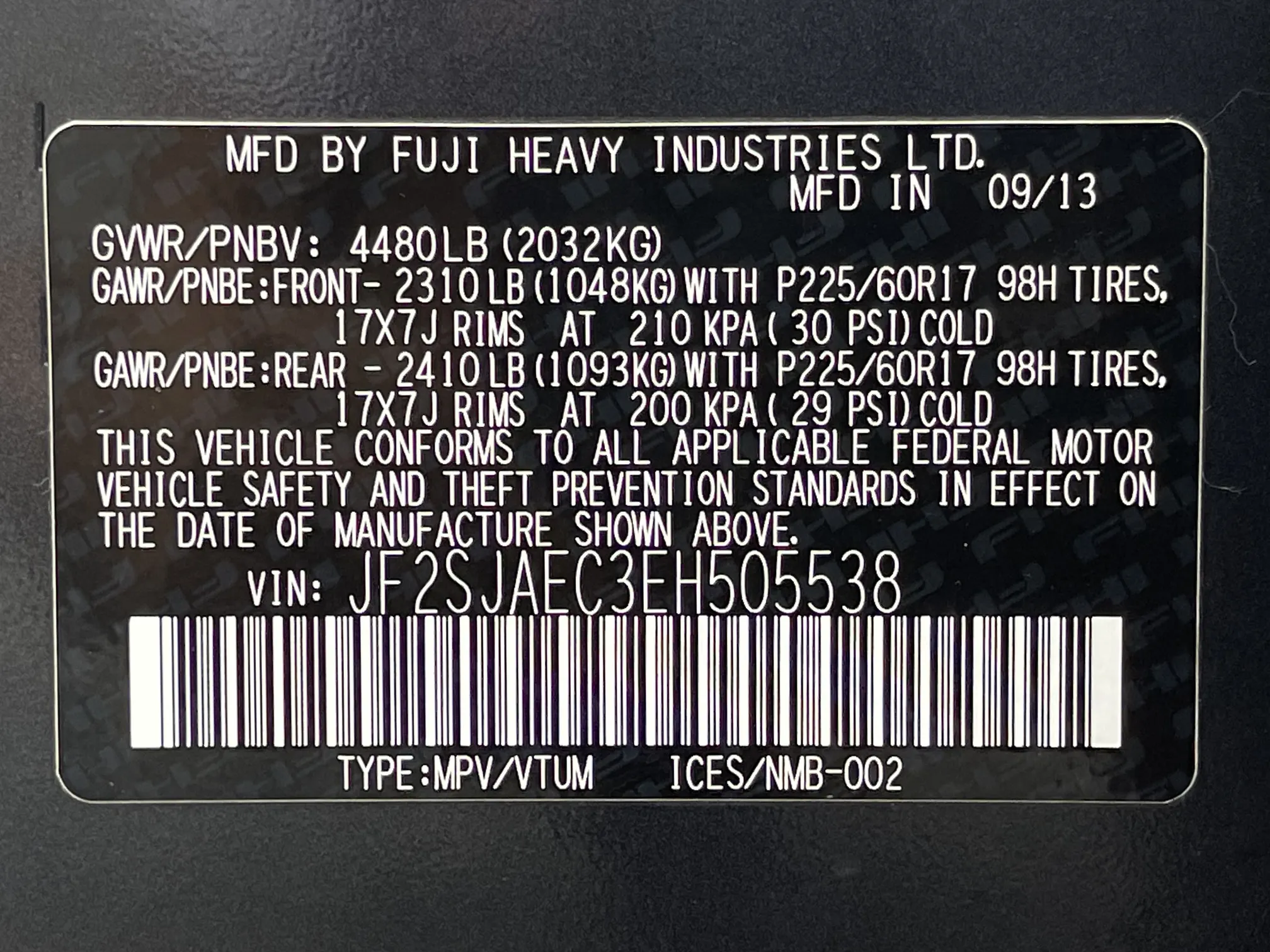 2014 Subaru Forester Premium - Gray
