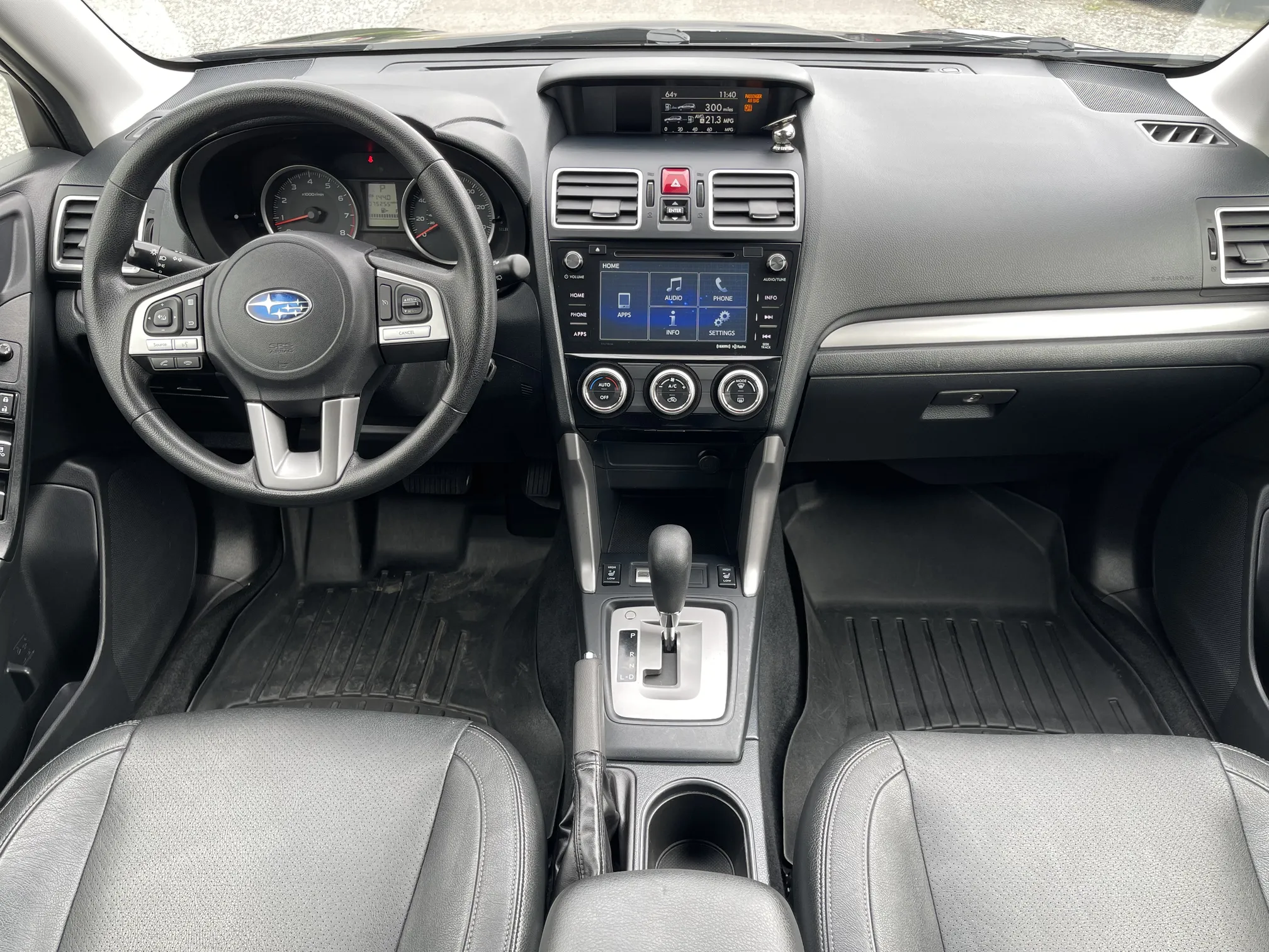 Front entertainment system