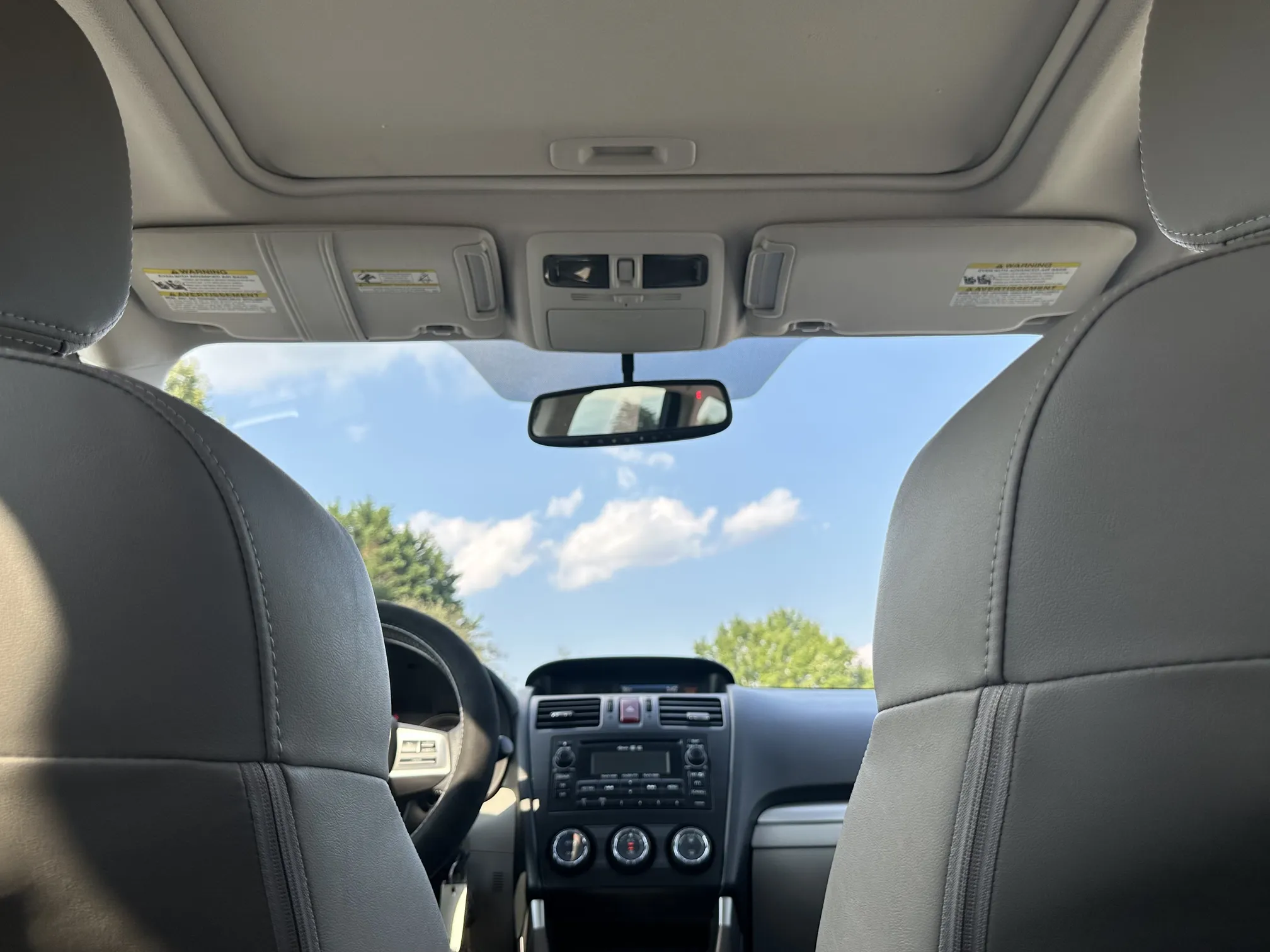 Front entertainment system